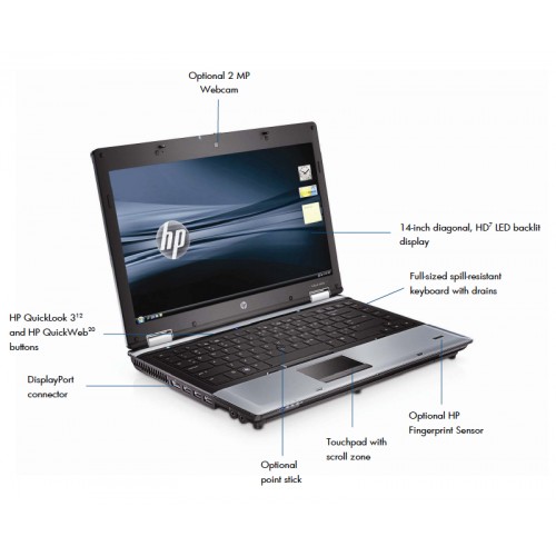 Refurbished Hp Probook 6450b Laptop 6655