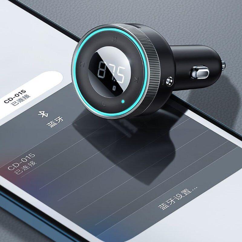 Baseus Car Bluetooth 5.0 Wireless FM Transmitter Dual USB QC3.0 Charger MP3 Kit
