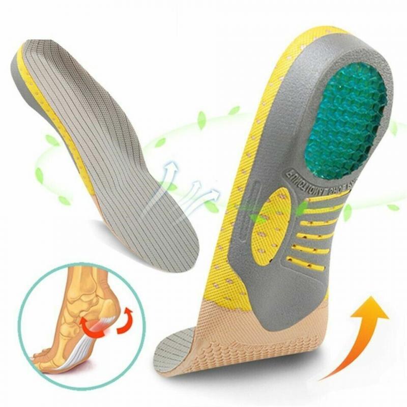 Shoes Insert Sole Pad PVC Orthopedic Insoles Arch Support Plantar Fasciitis Feet