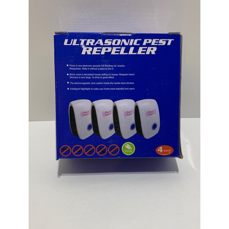 Electronic Mice Multiple Pest Repeller 4Pcs Enhanced Mosquito Ultrasonic Reject