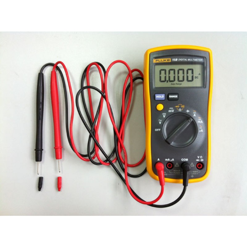 FLUKE 15B Auto Range Digital Probe Multimeter Meter