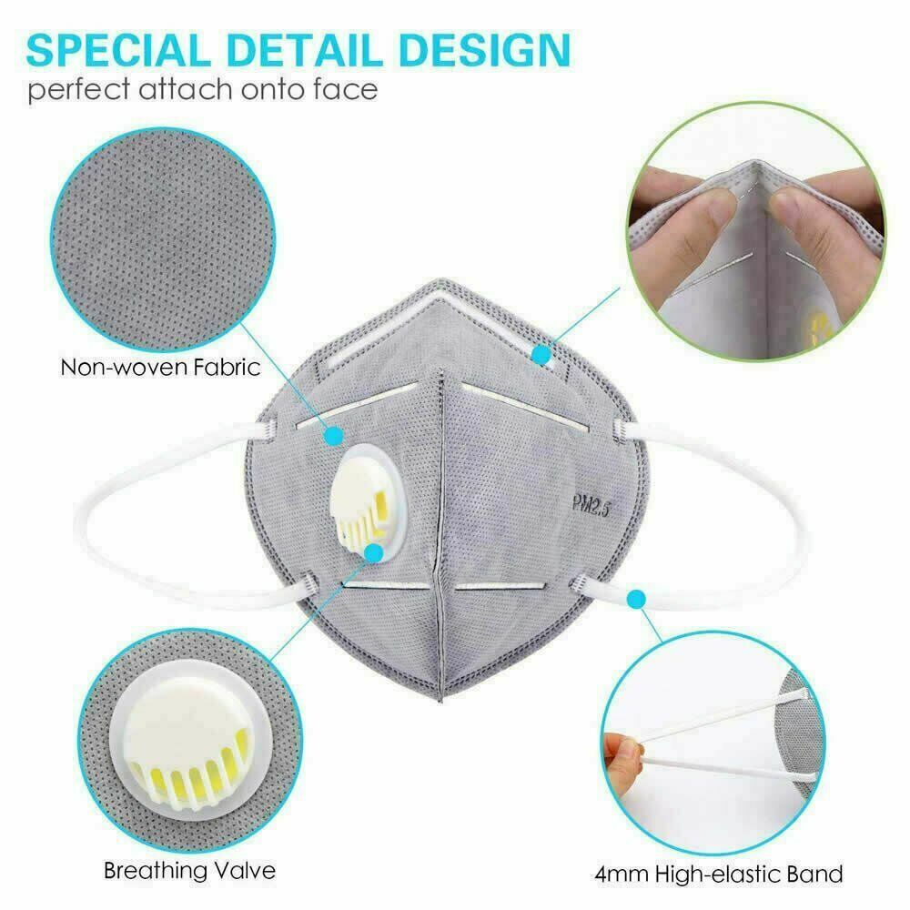Download P2/N95 PM2.5 Anti Pollution Dust Respirator Mask W ...