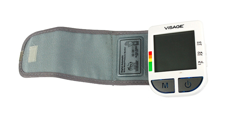 visage wrist blood pressure monitor