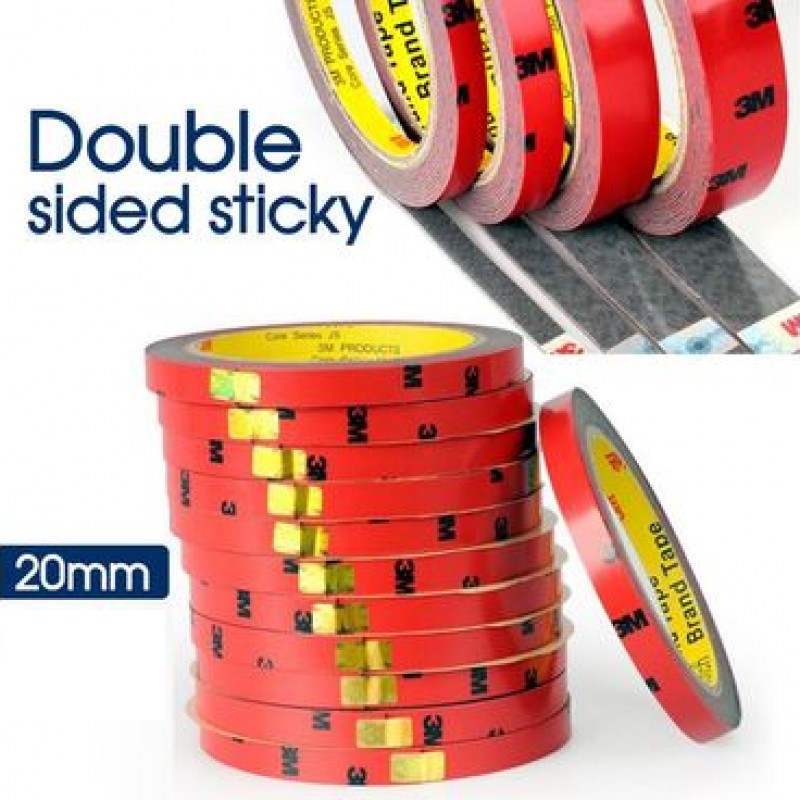 3M Double Sided Sticky Strong Permanent Versatile Roll Tape Heat ...