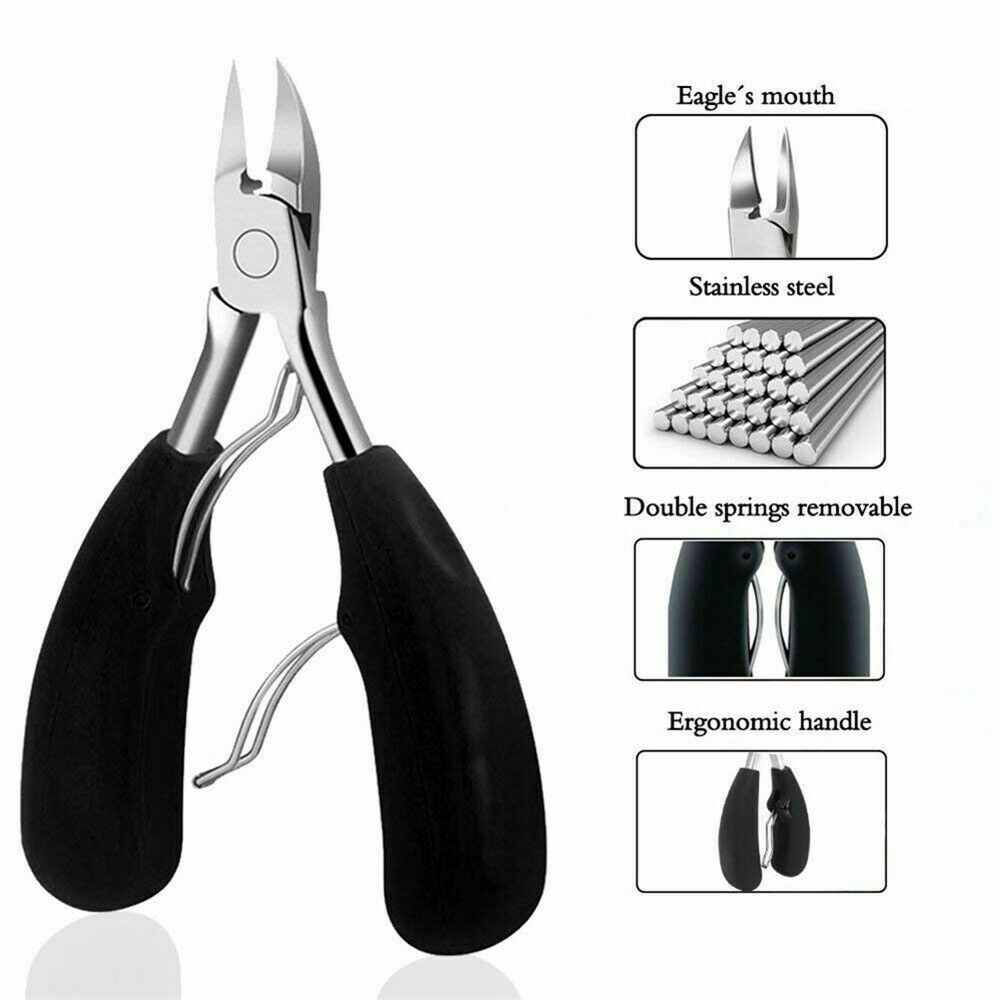 Toe Nail Cutter Clipper Heavy Duty Fungus Nippers Chiropody Ingrown ...