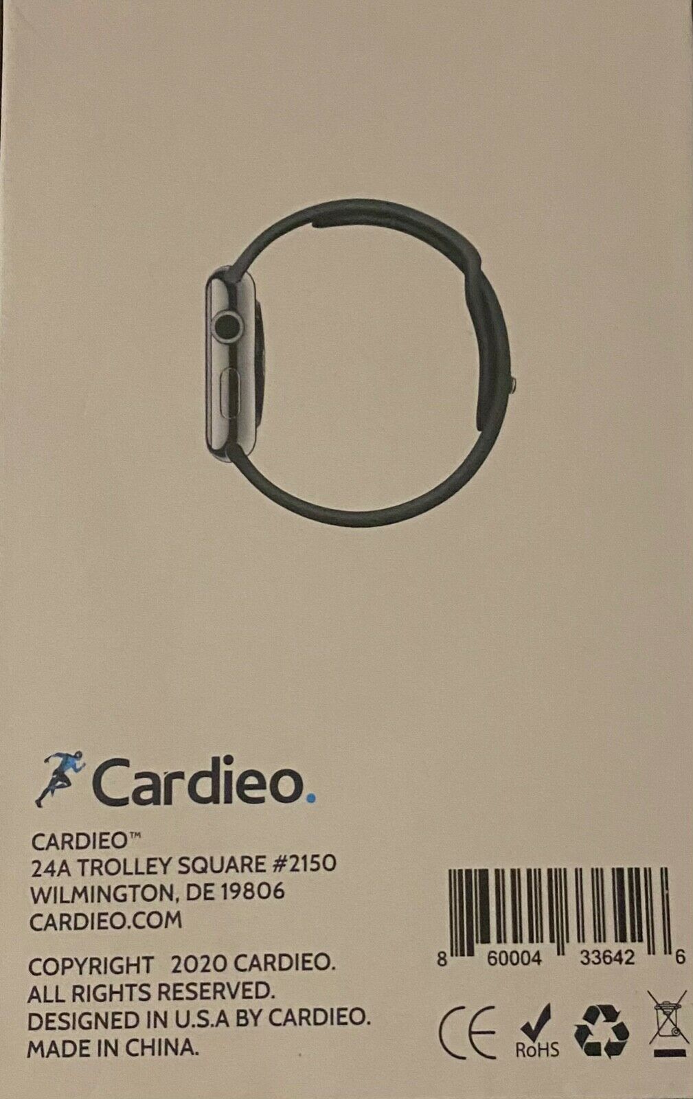 Cardieo Smart Watch Fitness Tracker Heart Rate Screen for Android