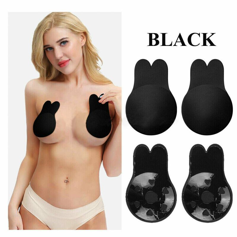 Invisible Silicone Bra Rabbit Strapless Self-Adhesive Lift Up