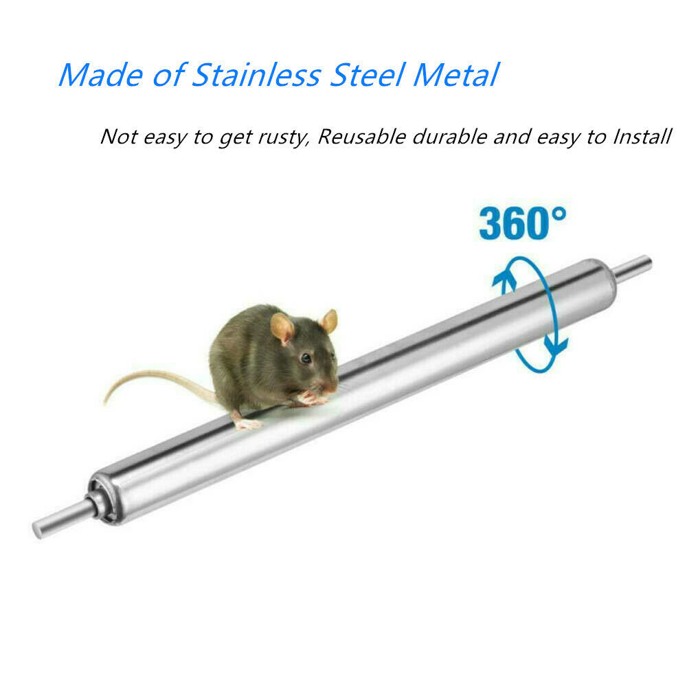 Stainless Steel Rolling Mouse Trap Rat Trap Reusable Mouse Killer