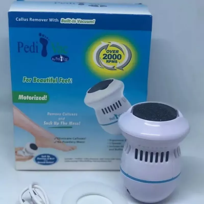 Pedi Vac Callus Remover for Feet with Built-in Vacuum Remove Dead