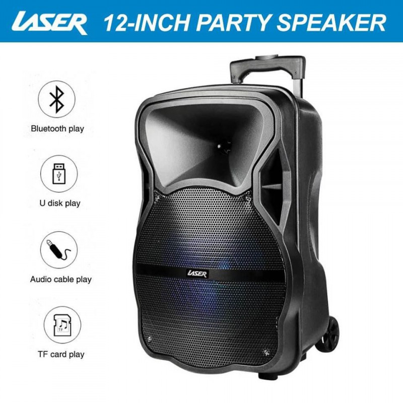 laser portable party speaker