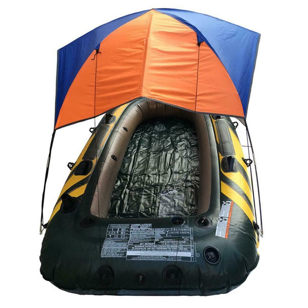 Kayak Sun Shade Fishing Tent, Inflatable Boat Canoe Awning Canopy Rain