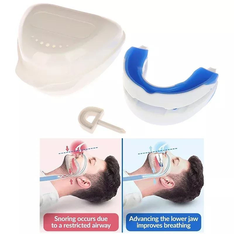 Anti-Snore Mouth Guard Braces for Men, Adjustable Jaw Positioning