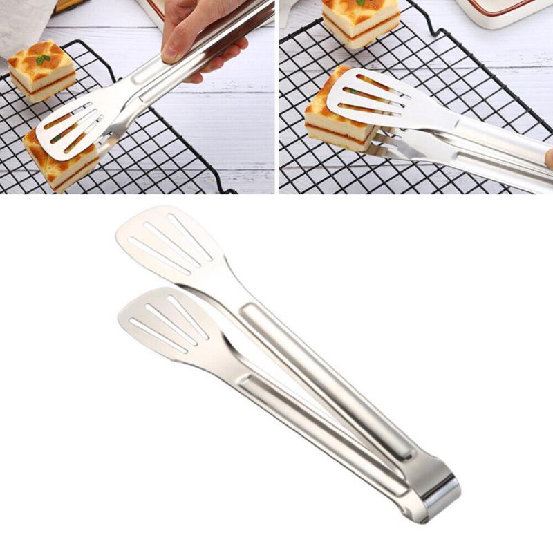  Bread Clip Barbecue Bbq Tongs Salad Utility Stainless Steel