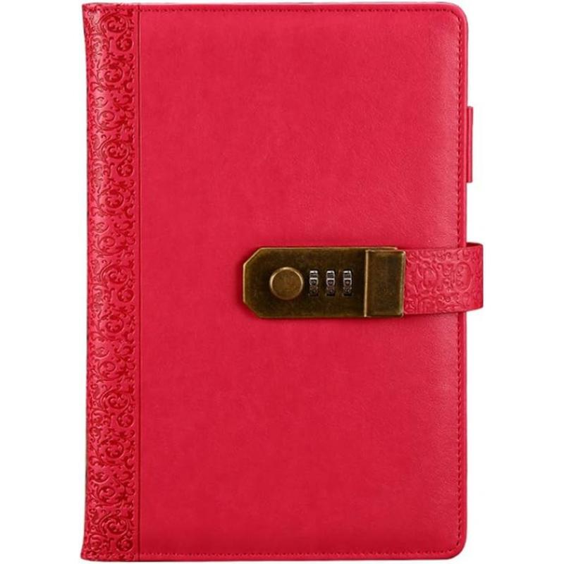 Retro PU Leather Business Journal Writing Notebook Fashion Daily Notepad 