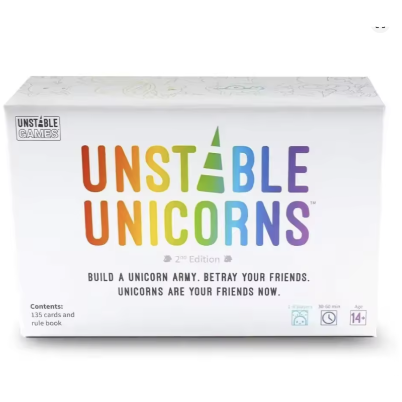 Unicorns Exploding Card Game Imploding Streaking Kitten Bears VS Babies Game