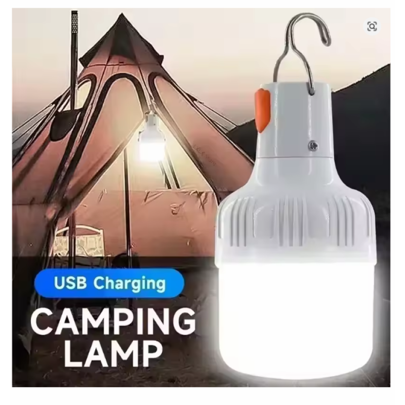 80W Emergency Light Outdoor Camping Supplies Edc Outdoor USB Rechargeable LED Li