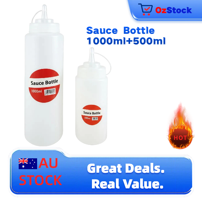 KITCHEN SAUCE BOTTLE 1000ML 500ml