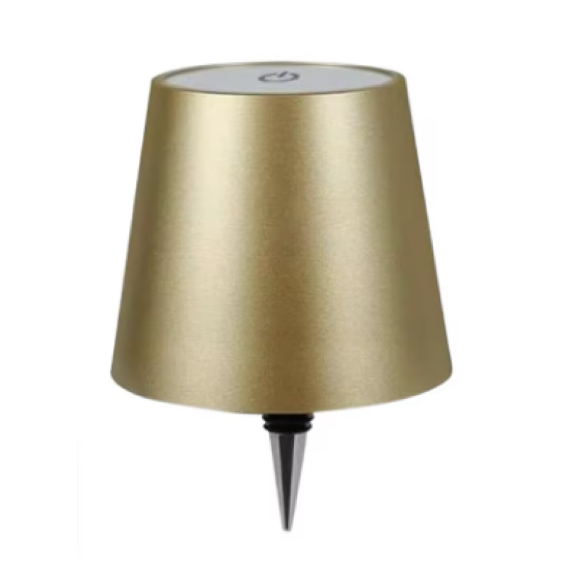 Golden A Wireless Bottle Table Lamp with Touch Control and Adjustable Light