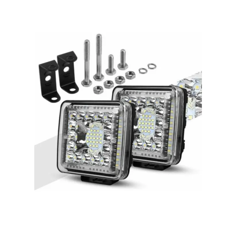 Free shipping Pair 200W LED Side Shooter Light Bar Flood Pods Driving Off-Road Waterproof