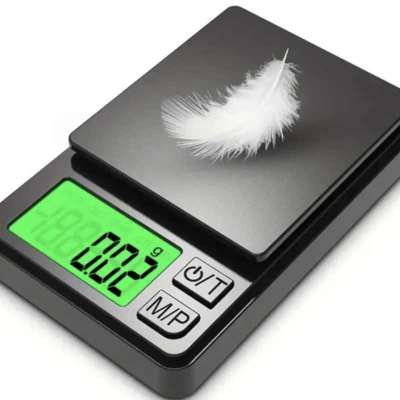 Precision Pocket Scale 500g X 0.1g Food Jewelry Grain Mini Scale with LCD
