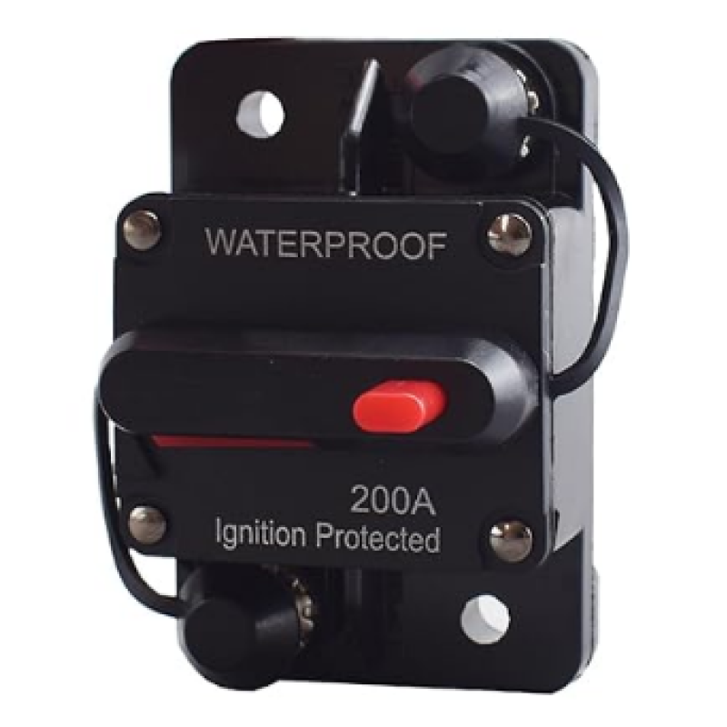 Rated Current:40A    Waterproof Car Boat Circuit Breaker Fuse Reset 30A–300A