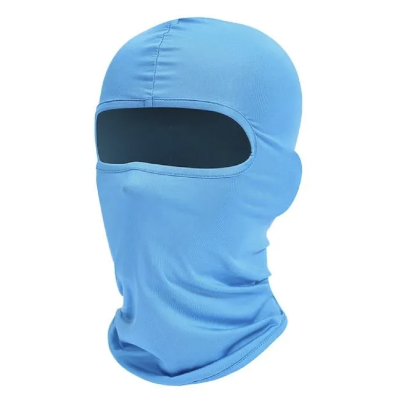 Light Blue Balaclava Full Face Mask Hiking Cycling Camping Ski Mask