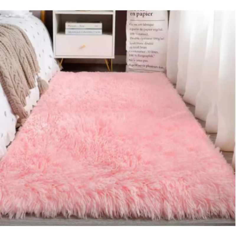 Silk wool 1  Size:40X60CM  Silk Wool Non-Slip Rug for Home