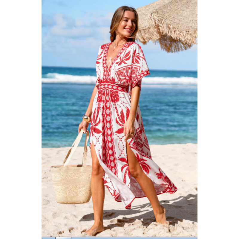 Size:L  Sahara Soul Ornate Maxi Dress