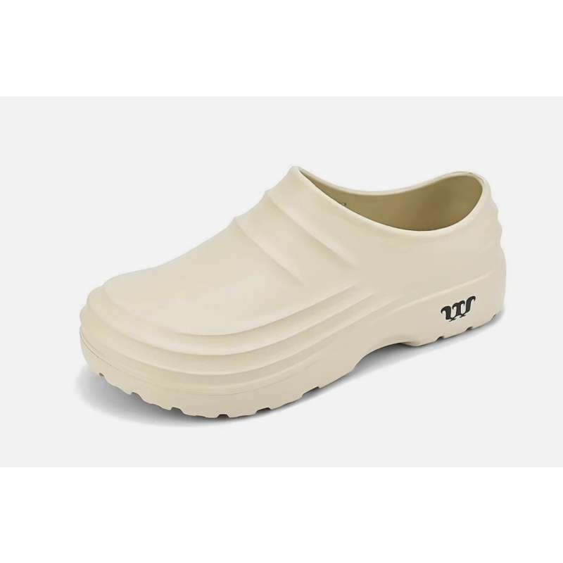 Cream Size 37 Chef Shoes Armadillo Clogs – Wear-Resistant Non-Slip Kitchen Shoes