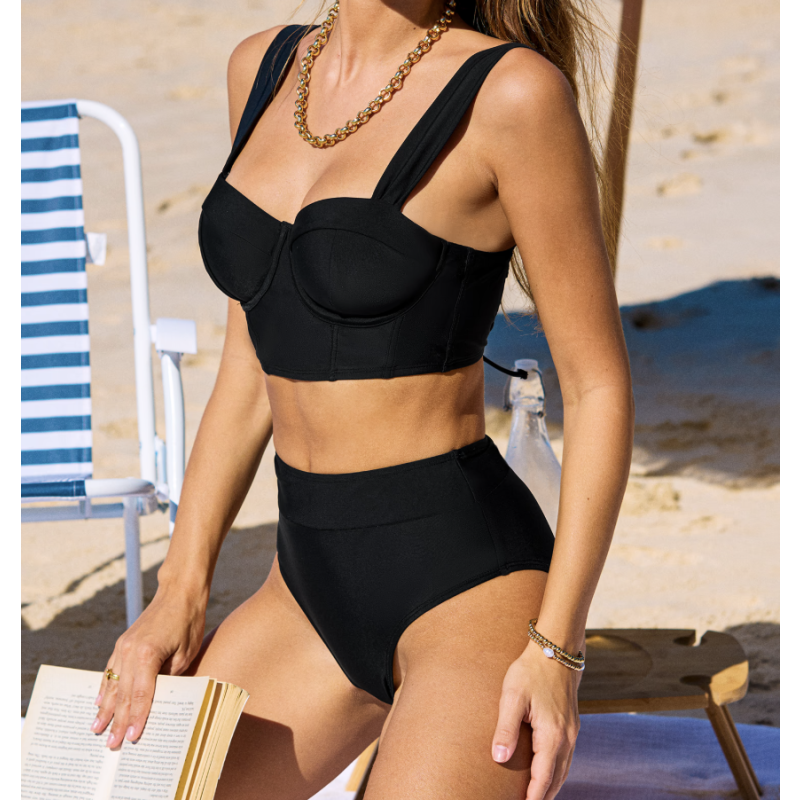 Size:S  Night Ballet Tummy Control Tankini Set