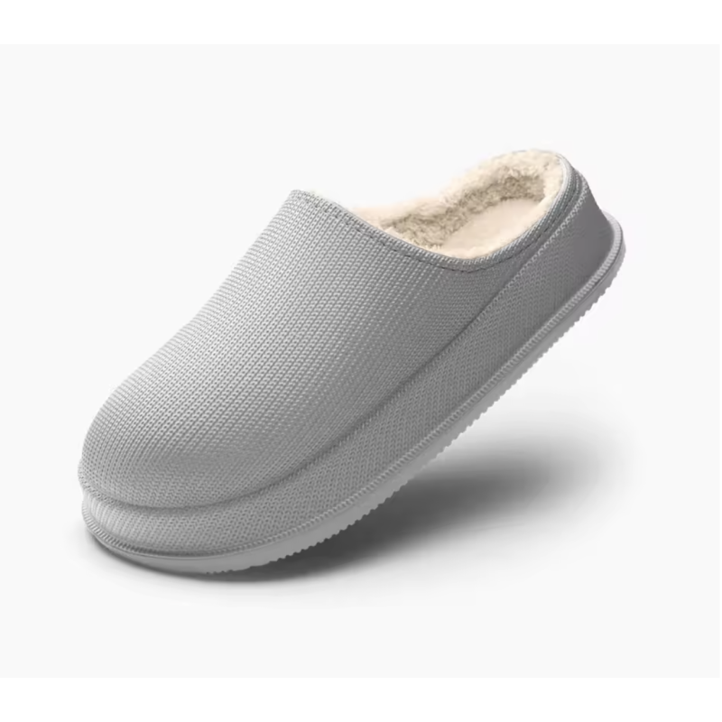Light Gray 38–39 EVA Indoor Slippers Waterproof Anti-Slip Thick Sole