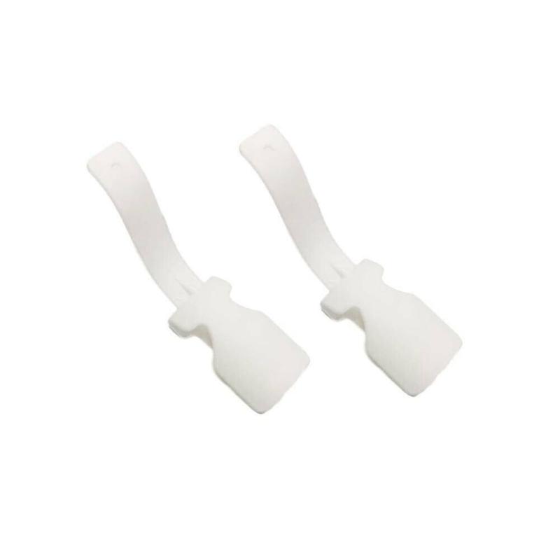 Free shipping White 1 Pair Lazy Shoe Helper – Portable Sock Slider & Short Shoe Horn