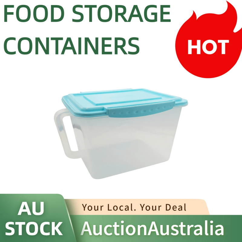 9L Handle Refrigerator Storage Box Food Container Kitchen Fridge Fresh-keep