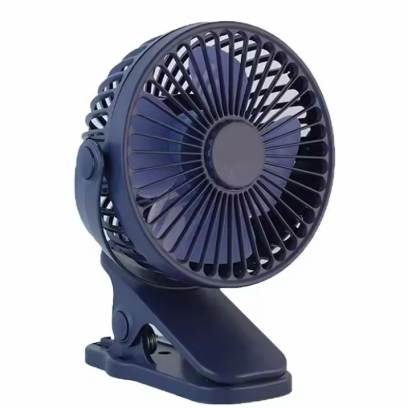 Color: Black USB powered  Mini Clip Fan Portable USB Rechargeable Desktop Fan 
