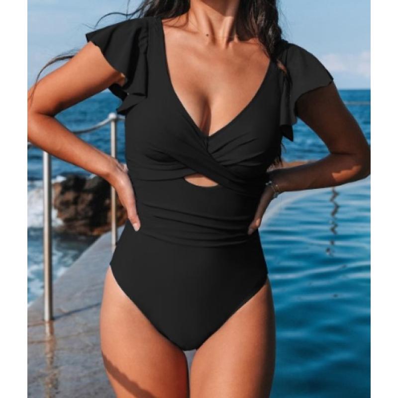 Size XL-T Twilight Ripple Long Torso One-Piece Swimsuit