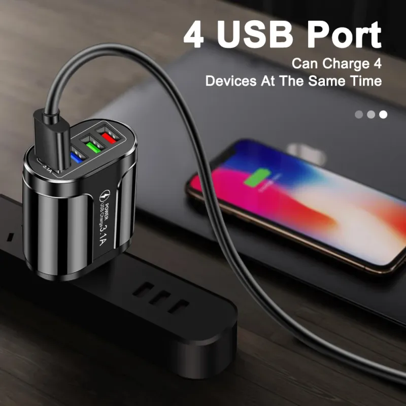 Australian USB Fast Charger AU Plug Quick Charger Mobile Phone Charger 3.1A