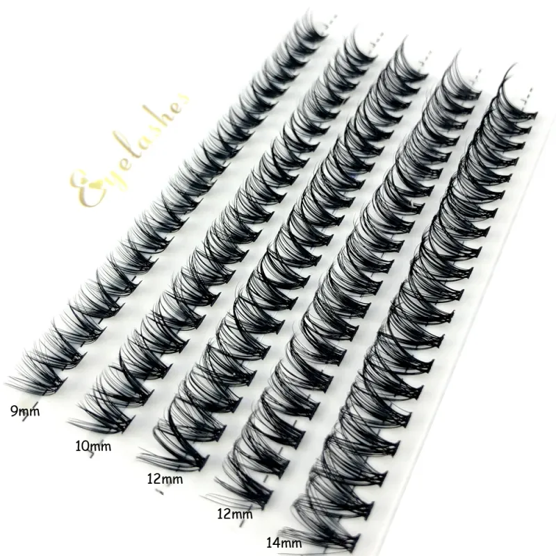 95/100Clusters Natural Eyelashes Thick 30D/40D/60D/80D Individual Eyelash