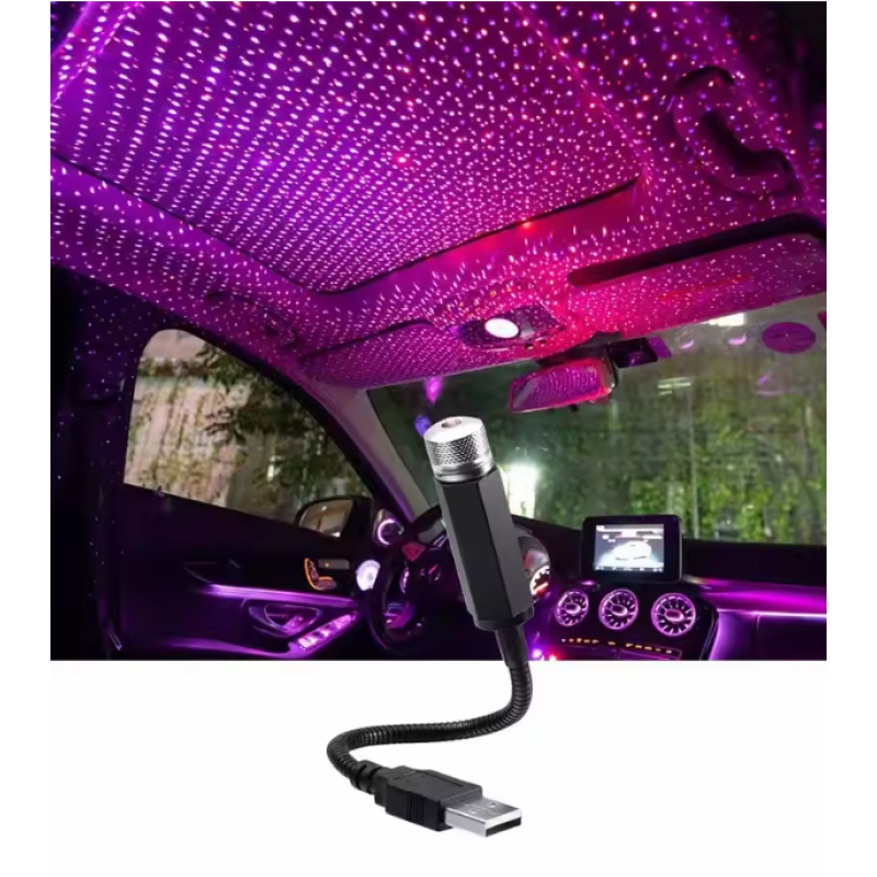 LED Starry Sky Lamp Car Laser Star Roof Light 5V USB Powered Galaxy Star