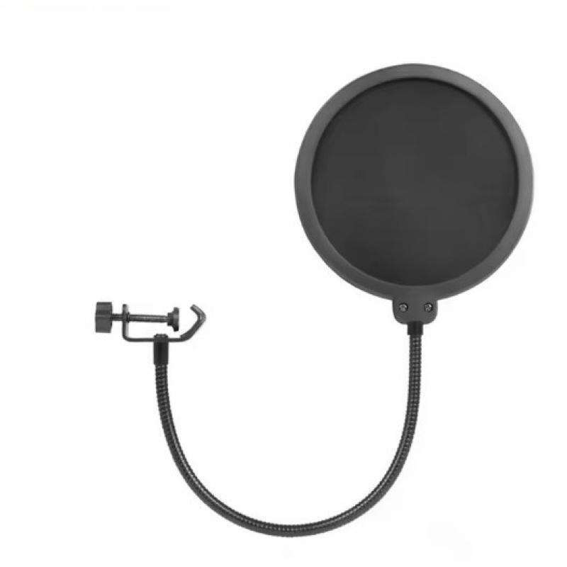 Gooseneck Double-Layer Microphone Pop Filter – Universal Fit