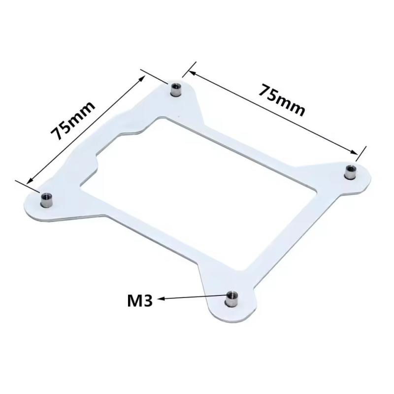 CPU Cooler Bracket & Backplate – Compatible with Intel LGA 115x