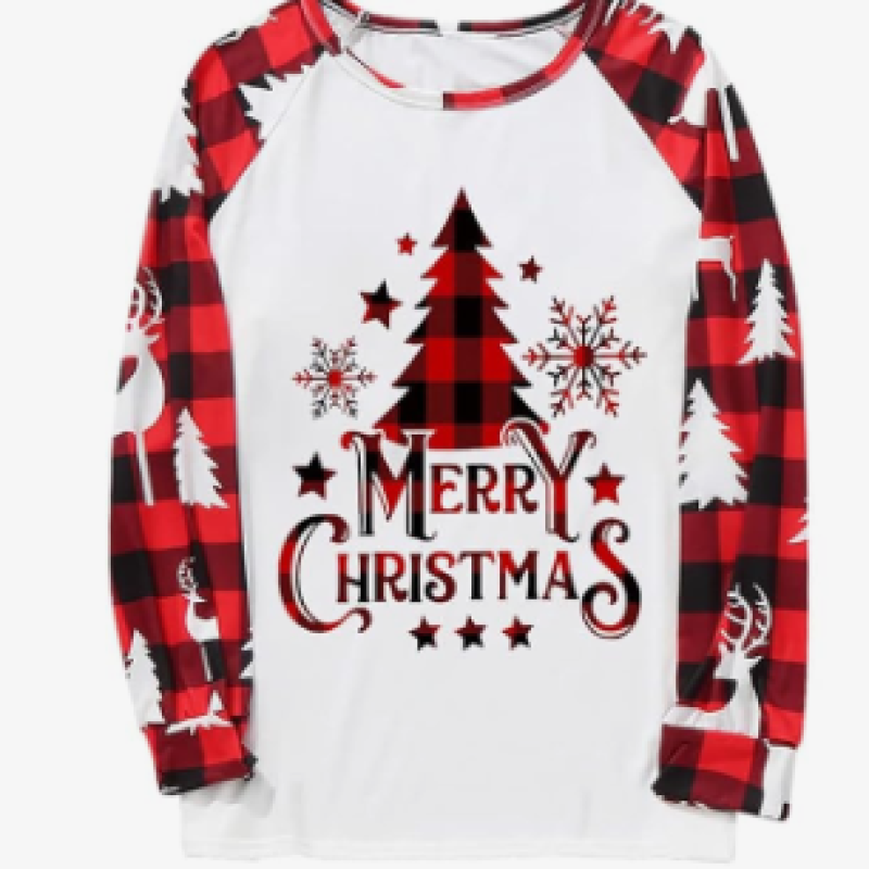 Kids 3-4Y Family Christmas Pajamas Matching Set – Classic Plaid Holiday PJs