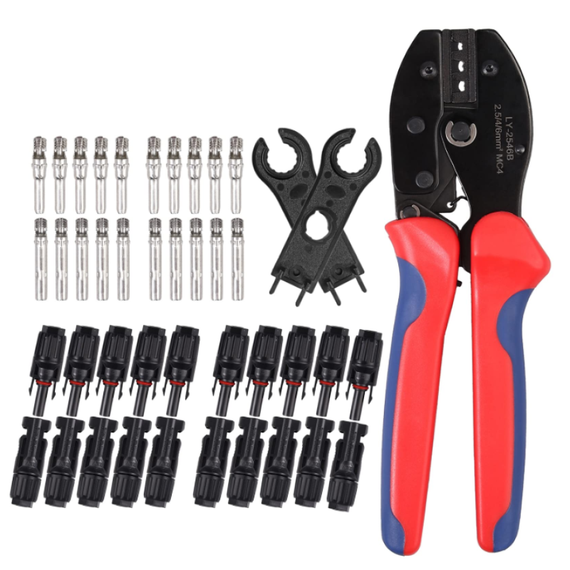 Solar Crimping Tool Kit, Solar Crimper for 2.5/4.0/6.0mm², Solar Connector Crimper 