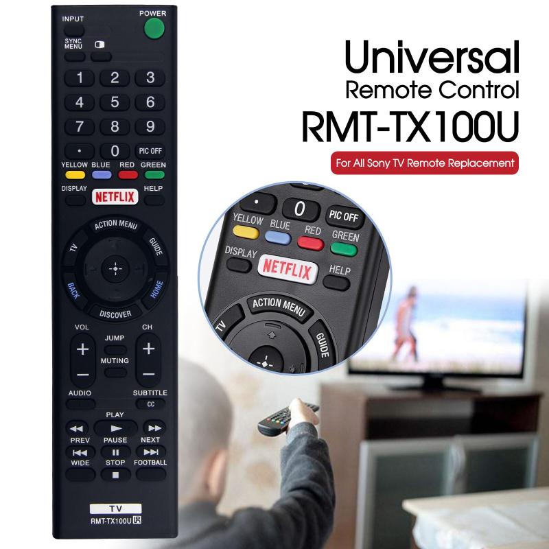 Universal Remote Control RMT-TX100U for All Sony TV Remote Replacement for All Sony LCD LED HDTV bra