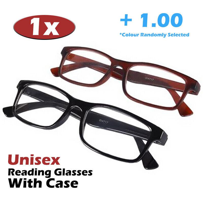 1pce Reading Glasses and Case   1.00